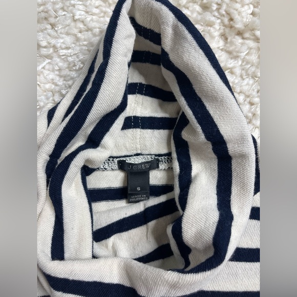 J.Crew Striped Boxy Turtleneck Size Small - Picture 3 of 6